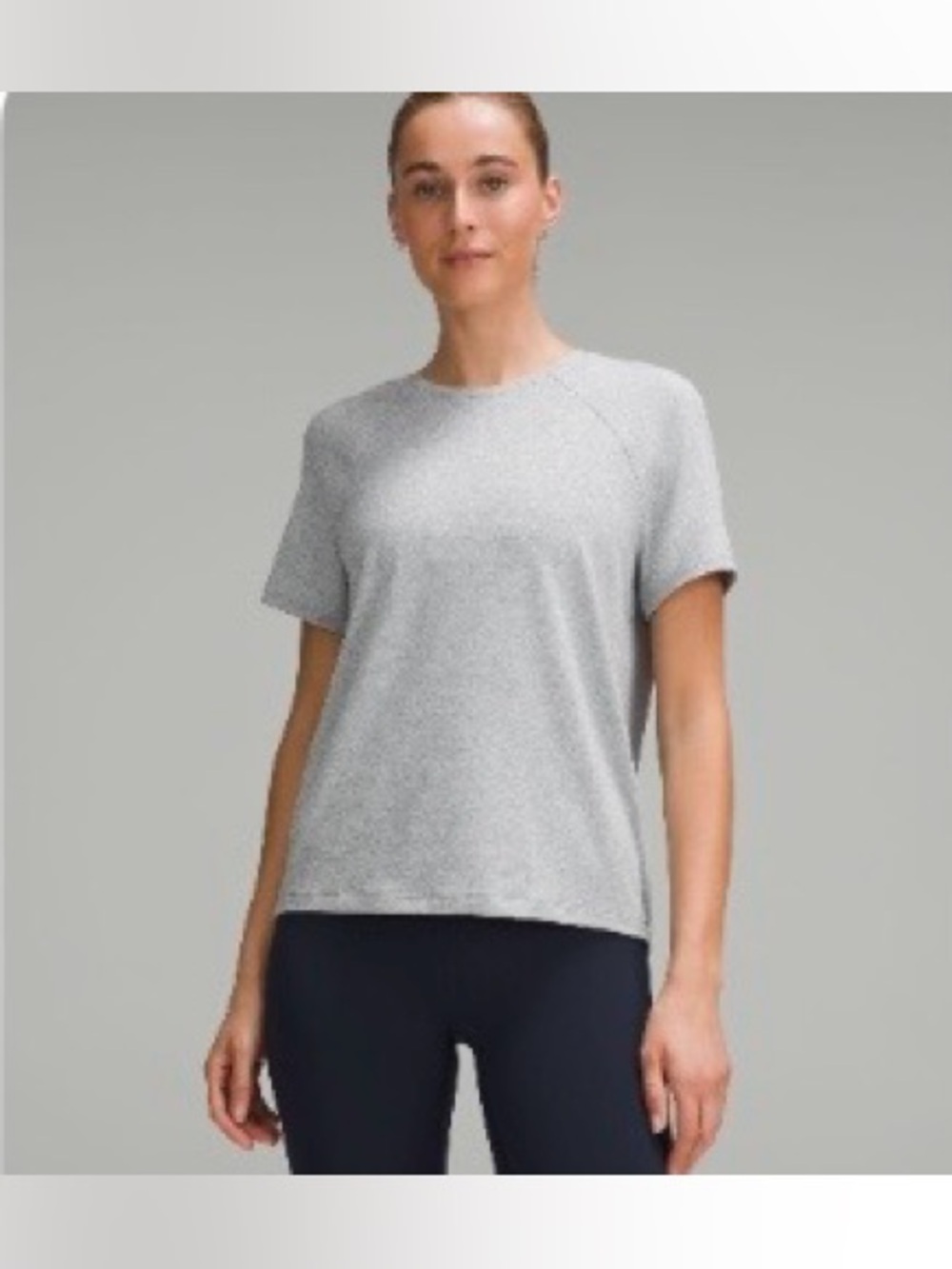 Lululemon License to Train Classic-Fit T-Shirt Heathered Rhino Grey